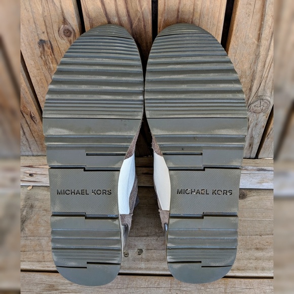 Michael Kors Allie Suede Trainers, Sz 7 - Picture 5 of 8